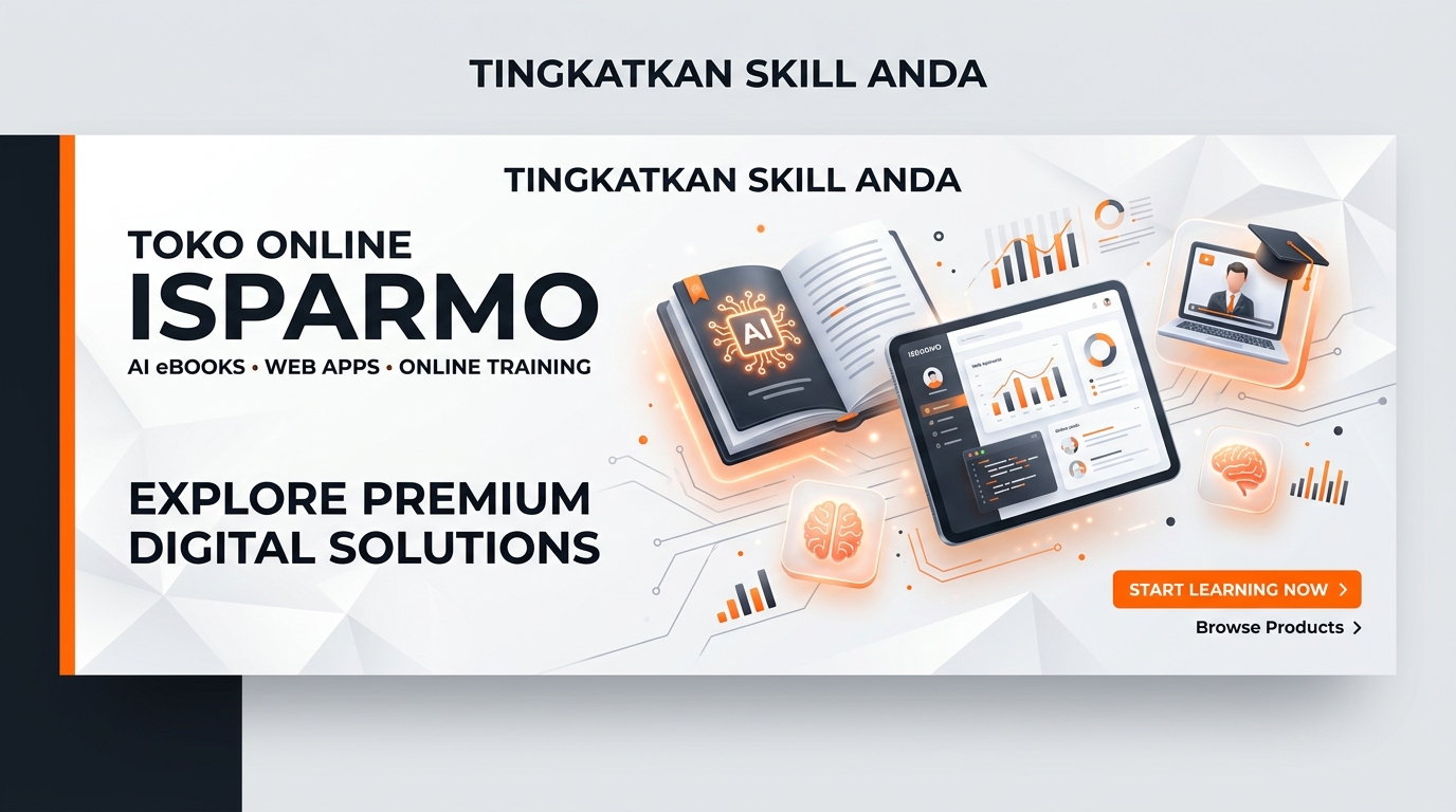 Toko Online ISPARMO - Ebook AI, Web Apps dan Pelatihan